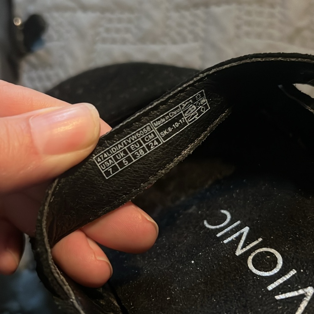 Vionic : Black Velvet Clogs - 7 - Picture 6 of 6